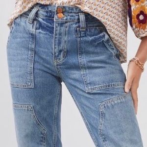 NWT Anthropologie Pilcro the Wanderer Relaxed Jeans, Size 26